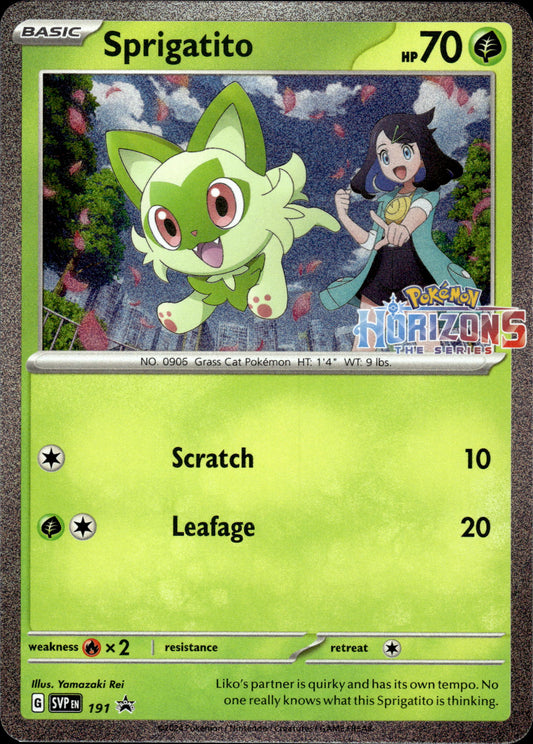 Sprigatito - Horizons - Black Star Promo SVP 191 - Pokemon