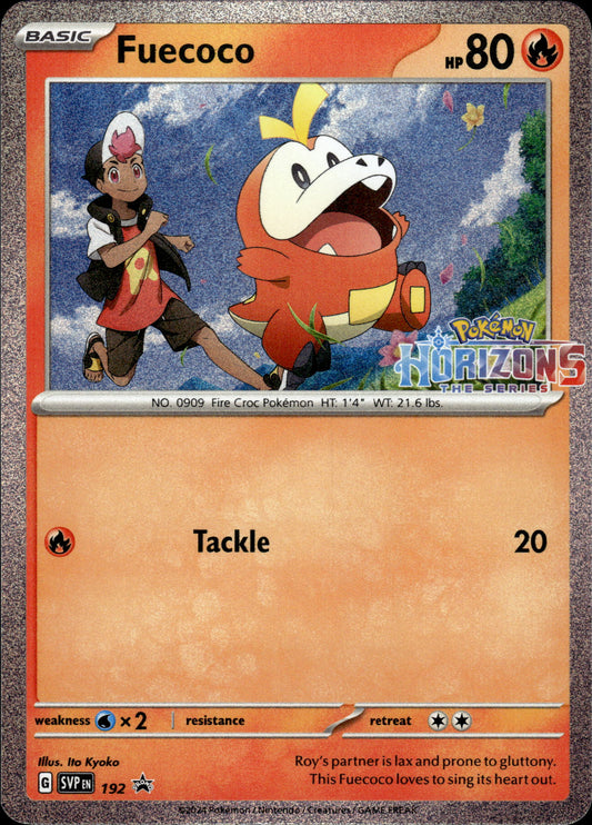 Fuecoco - Horizons - Black Star Promo SVP 192 - Pokemon