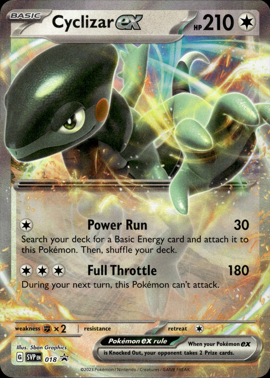 Cyclizar ex - Black Star Promo SVP 018 - Pokemon