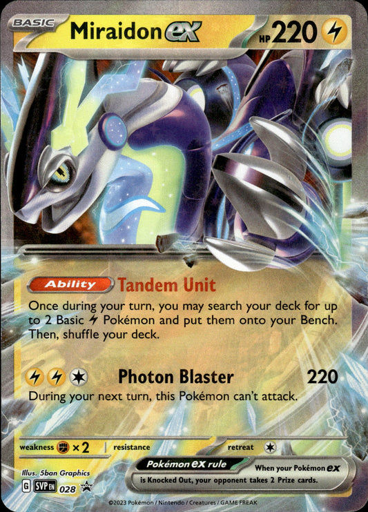 Miraidon ex - Black Star Promo SVP 028 - Pokemon