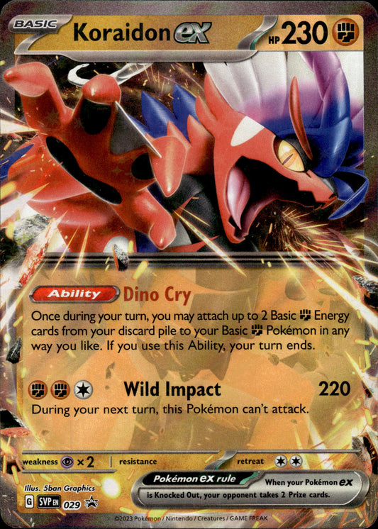 Koraidon ex - Black Star Promo SVP 029 - Pokemon