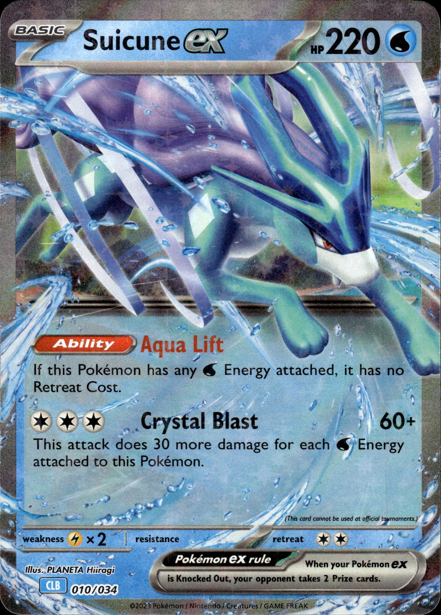 Suicune ex - Classic Collection 010/034 - Pokemon