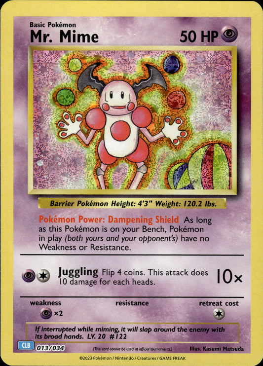 Mr. Mime - Classic Collection 013/034 - Pokemon