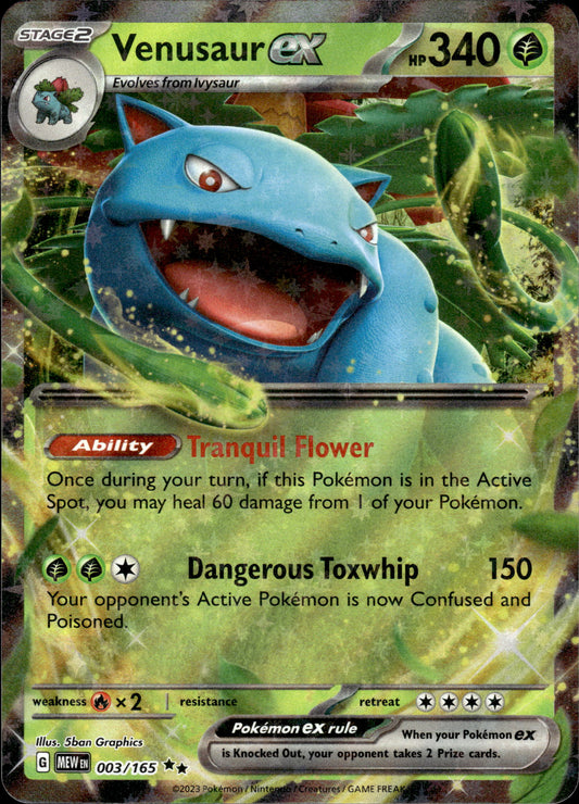 Venusaur ex - 151 003/165 - Pokemon