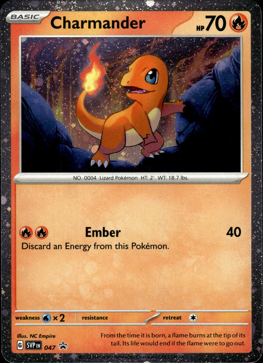 Charmander - Cosmos Holo - Black Star Promo 047 - Pokemon