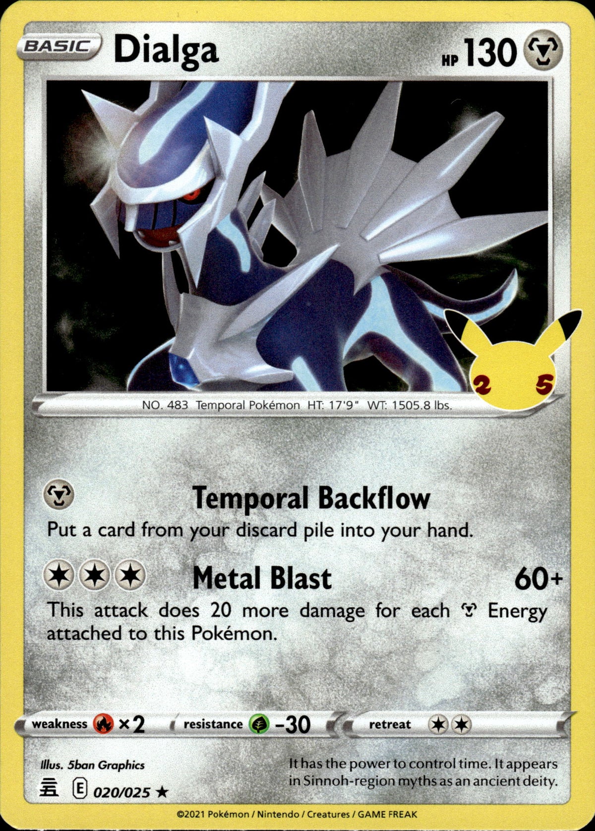 Dialga - Celebrations 020/025 - Pokemon
