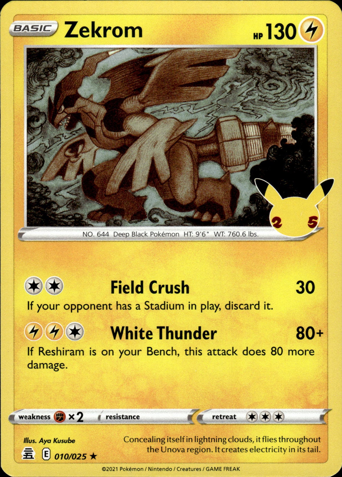 Zekrom - Celebrations 010/025 - Pokemon