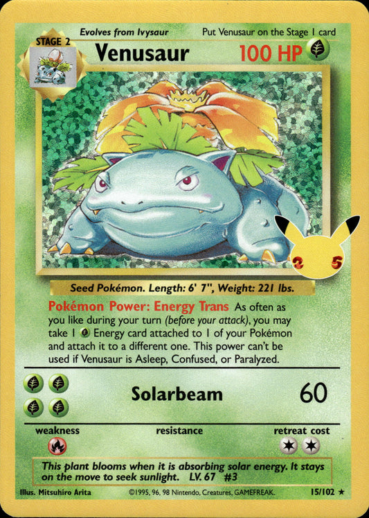 Venusaur - Celebrations 15/102 - Pokemon