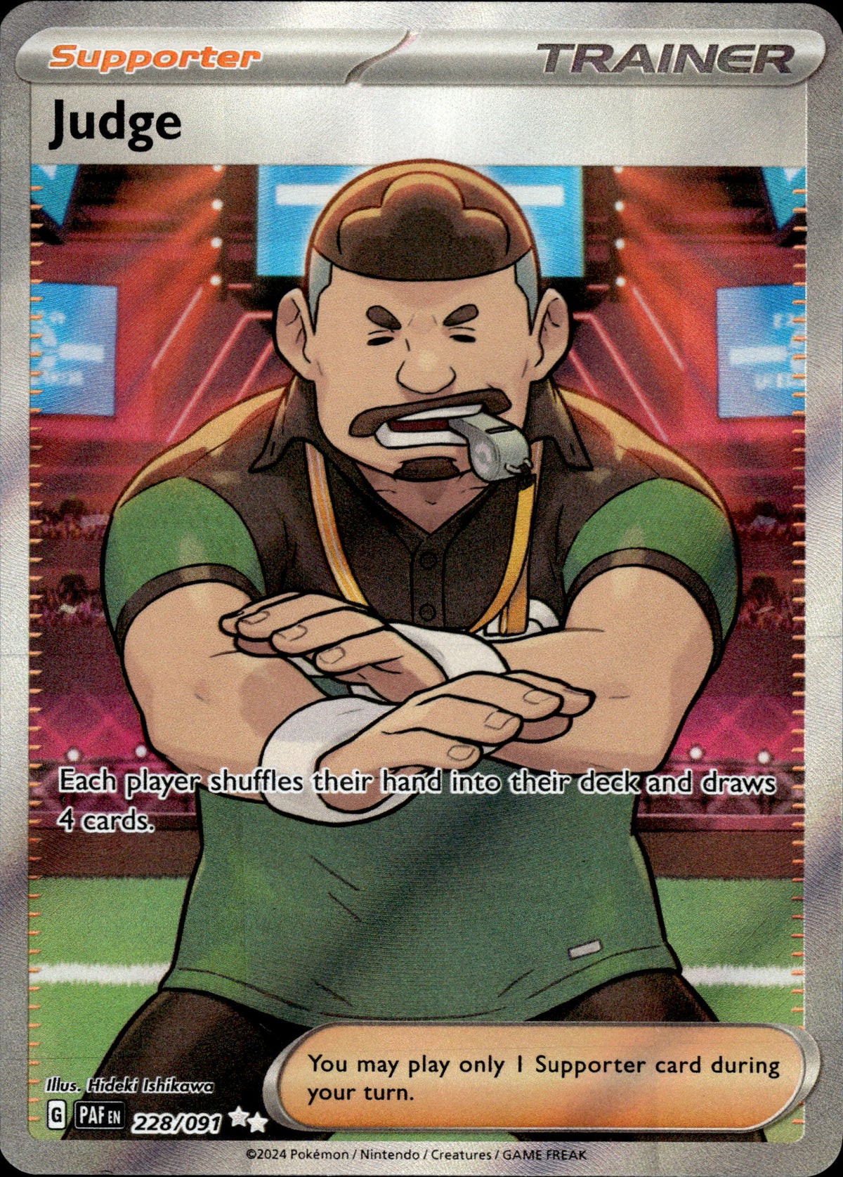 Judge - Paldean Fates 228/091 - Pokemon