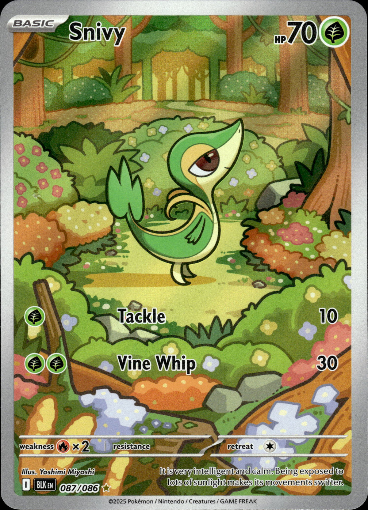 Snivy - Black Bolt 087/086 - Pokemon