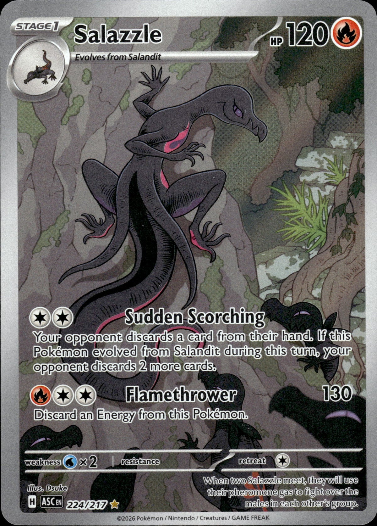 Salazzle - Ascended Heroes 224/217 - Pokemon