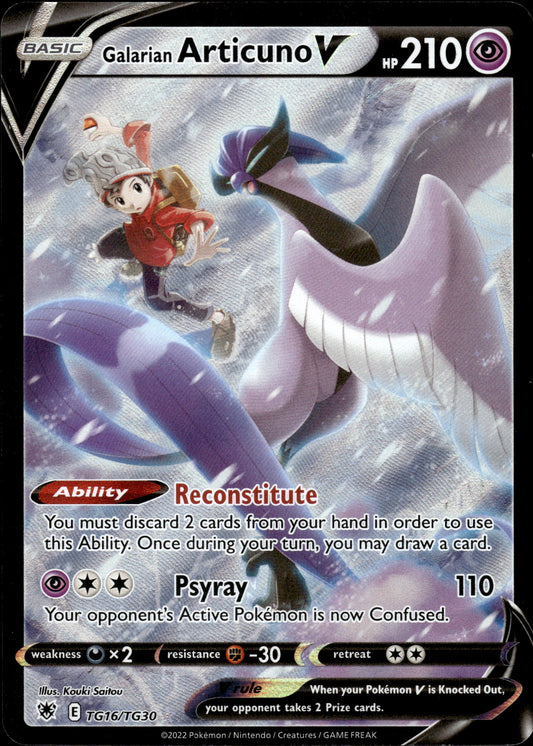 Galarian Articuno V - Astral Radiance TG16/TG30 - Pokemon