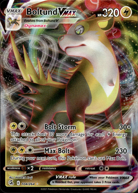 Boltund VMAX - Fusion Strike 104/264 - Pokemon