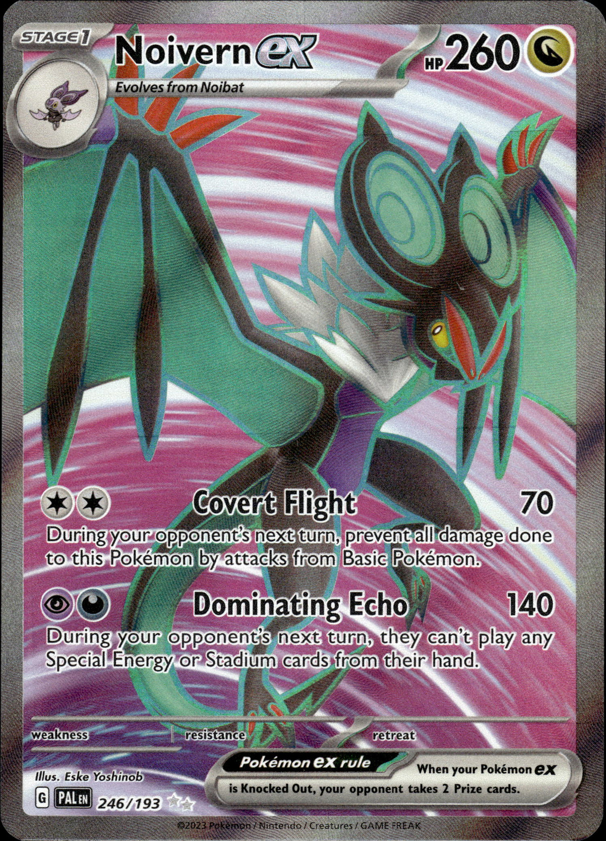 Noivern ex - Paldea Evolved 246/193 - Pokemon