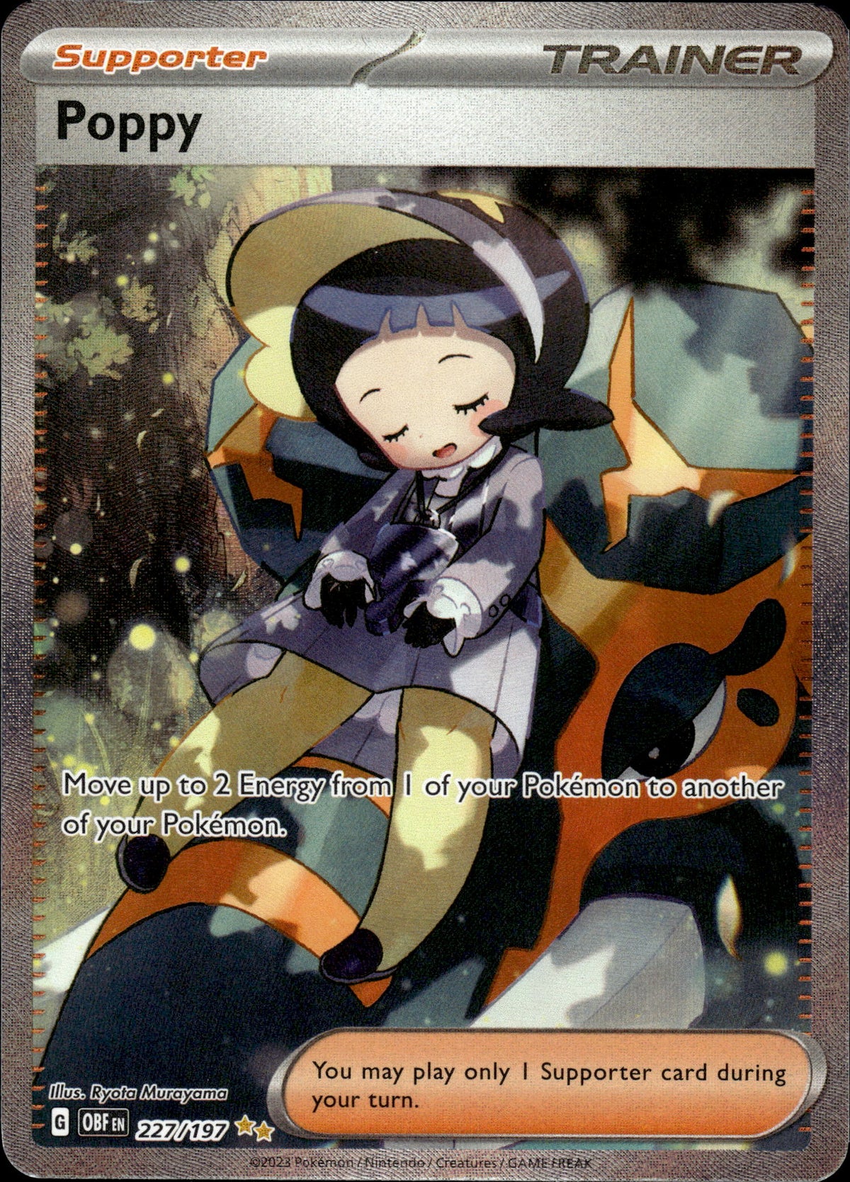 Poppy - Obsidian Flames 227/197 - Pokemon