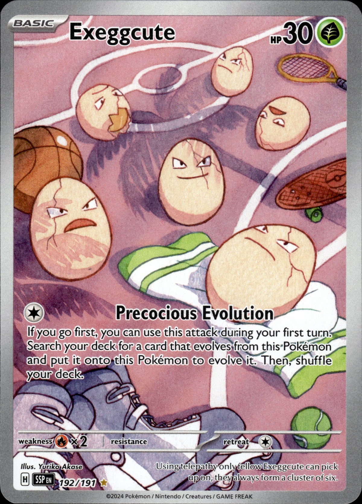 Exeggcute - Surging Sparks 192/191 - Pokemon