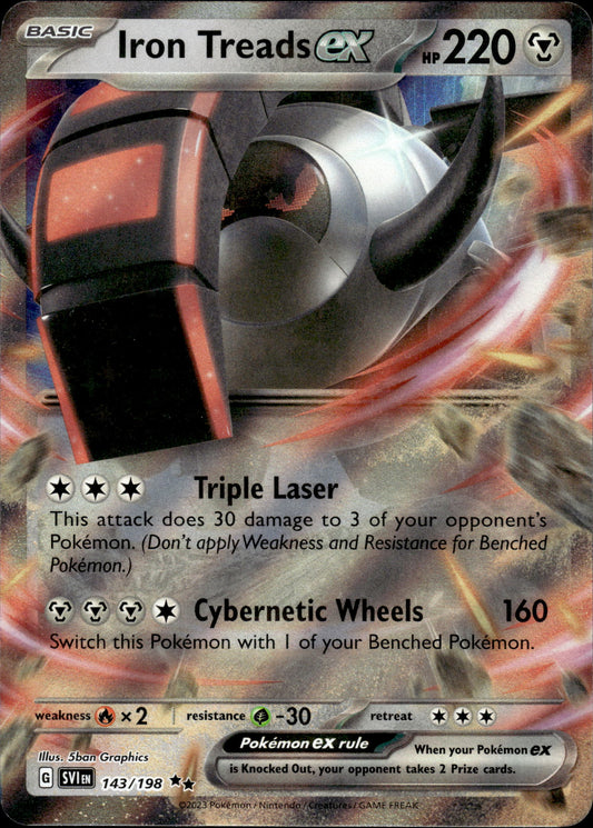 Iron Treads ex - Scarlet & Violet 143/198 - Pokemon