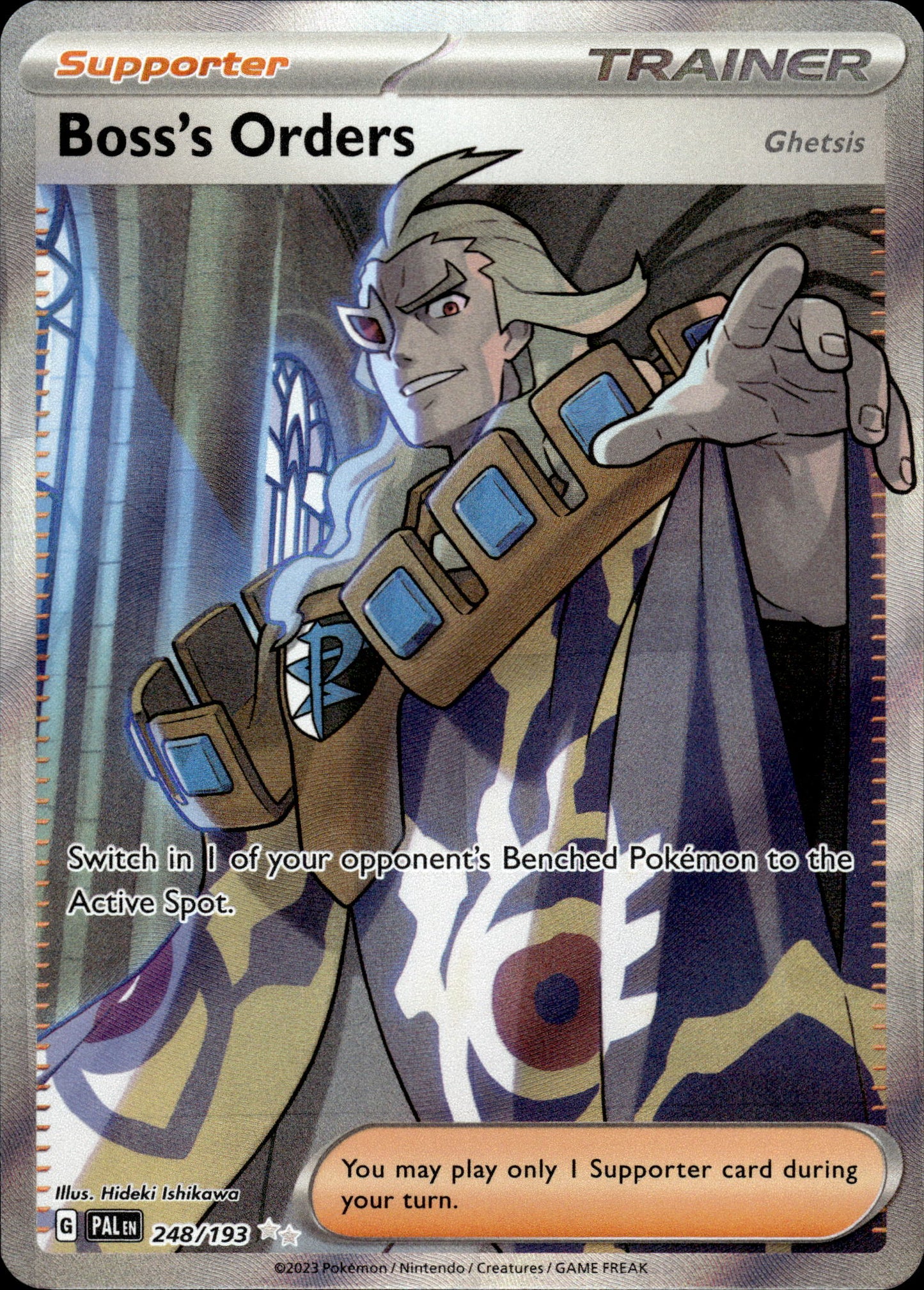 Boss's Orders - Paldea Evolved 248/193 - Pokemon
