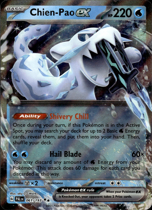 Chien-Pao ex - Paldea Evolved 061/193 - Pokemon
