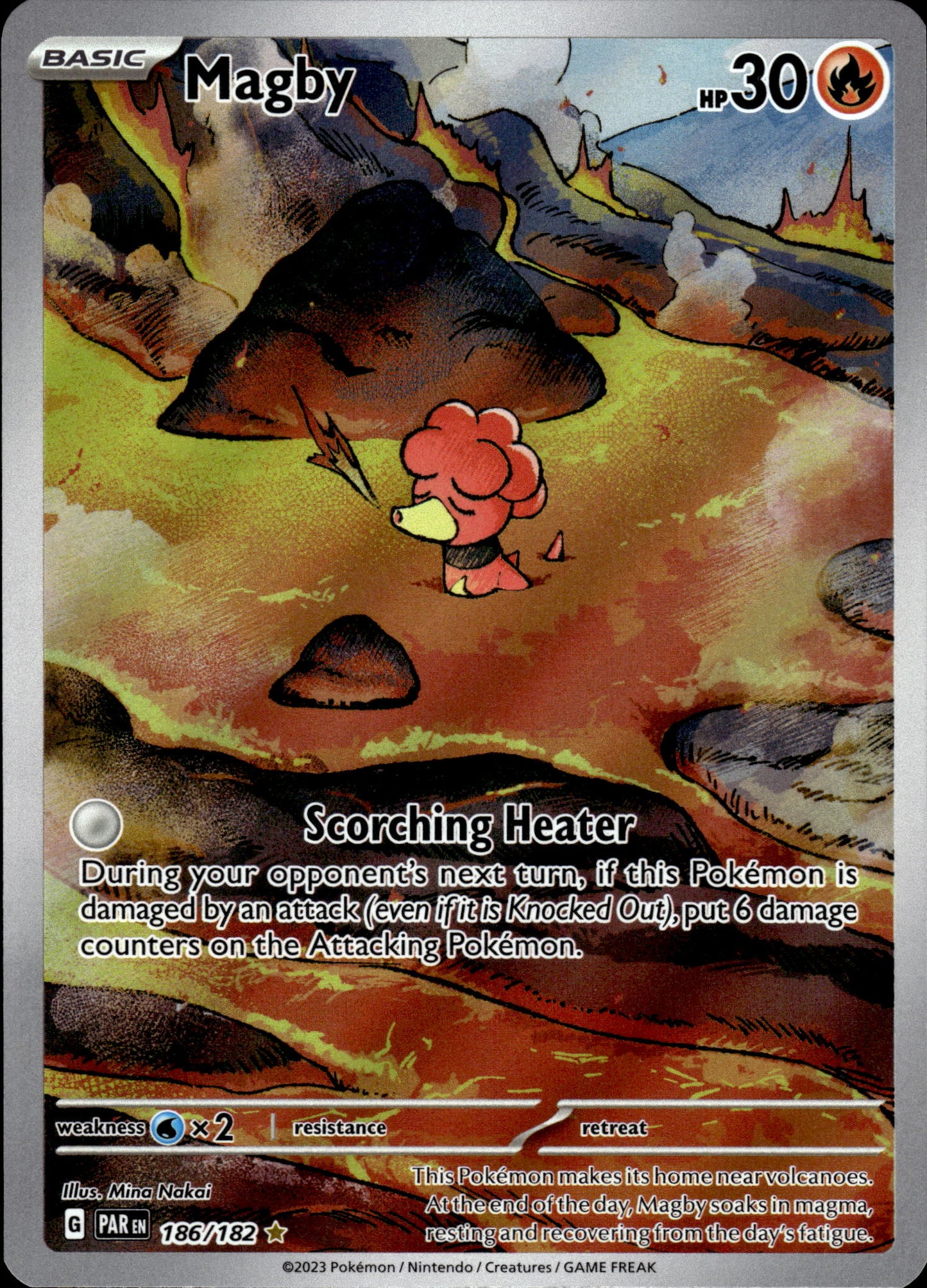 Magby - Paradox Rift 186/182 - Pokemon
