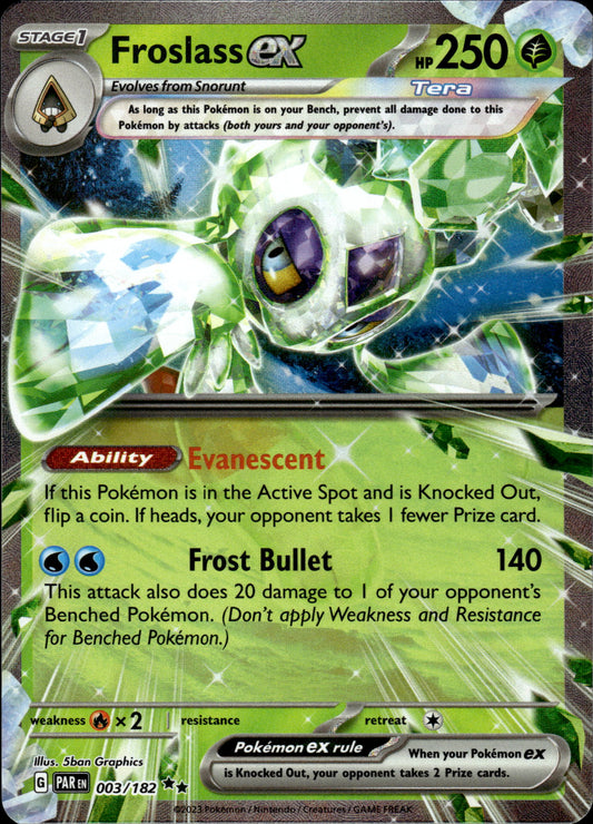 Froslass ex - Paradox Rift 003/182 - Pokemon