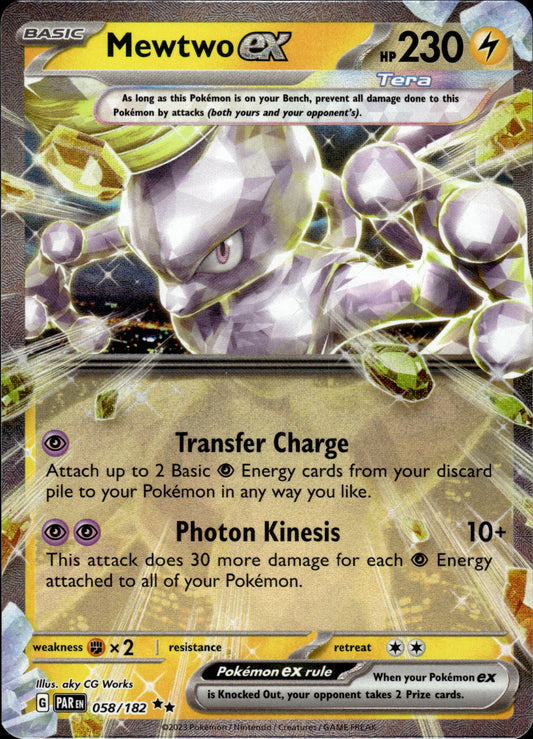 Mewtwo ex - Paradox Rift 058/182 - Pokemon