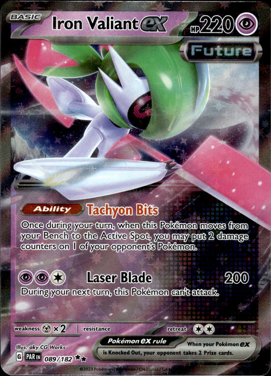 Iron Valiant ex - Paradox Rift 089/182 - Pokemon
