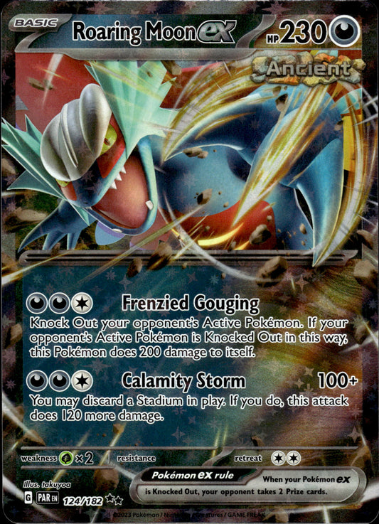 Roaring Moon ex - Paradox Rift 124/182 - Pokemon