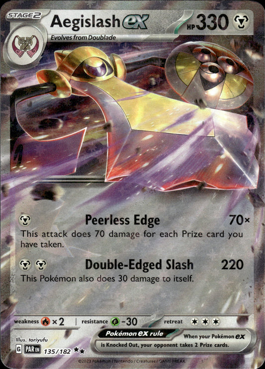 Aegislash ex - Paradox Rift 135/182 - Pokemon