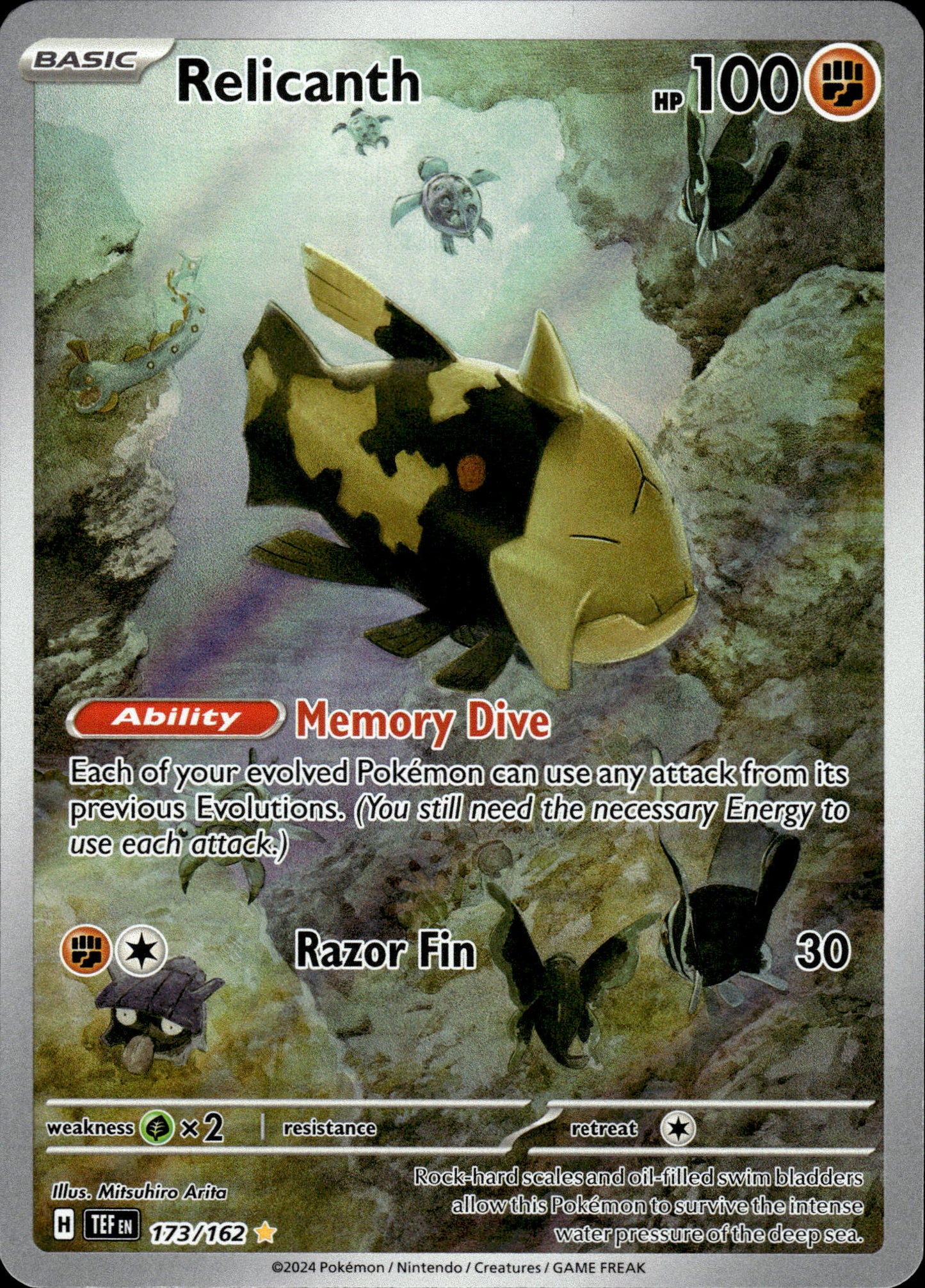 Relicanth - Temporal Forces 173/162 - Pokemon