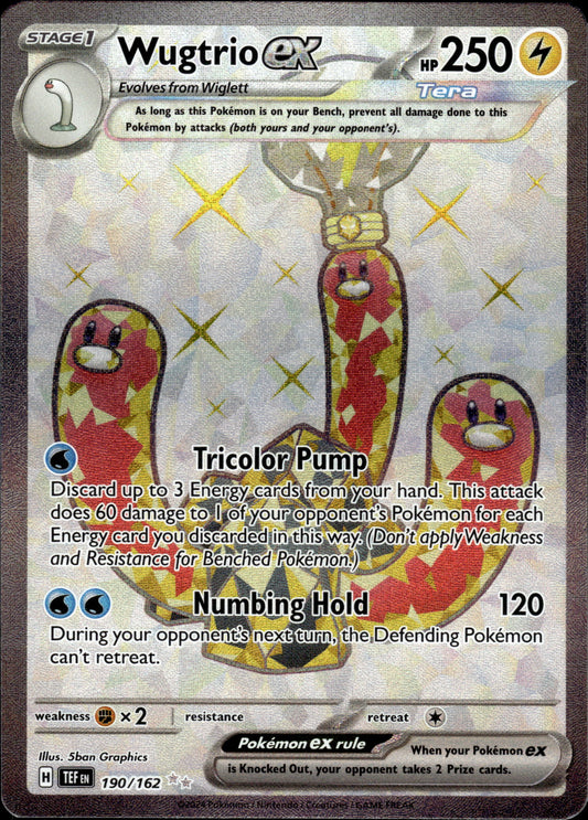 Wugtrio ex - Temporal Forces 190/162 - Pokemon