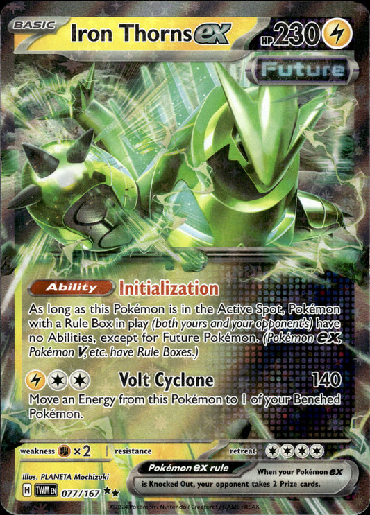 Iron Thorns ex - Twilight Masquerade 077/167 - Pokemon