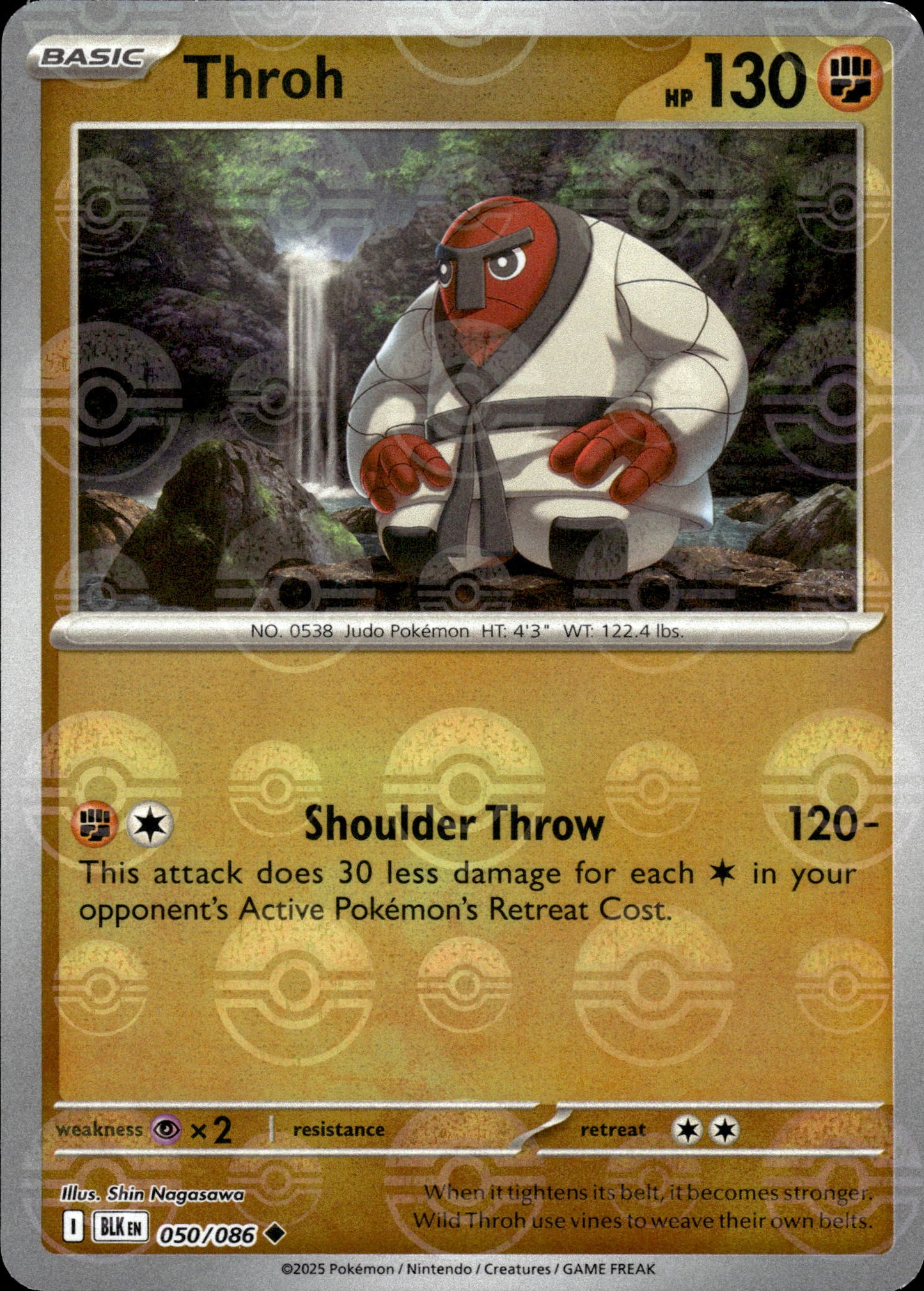 Throh - Pokeball - Black Bolt 050/086 - Pokemon
