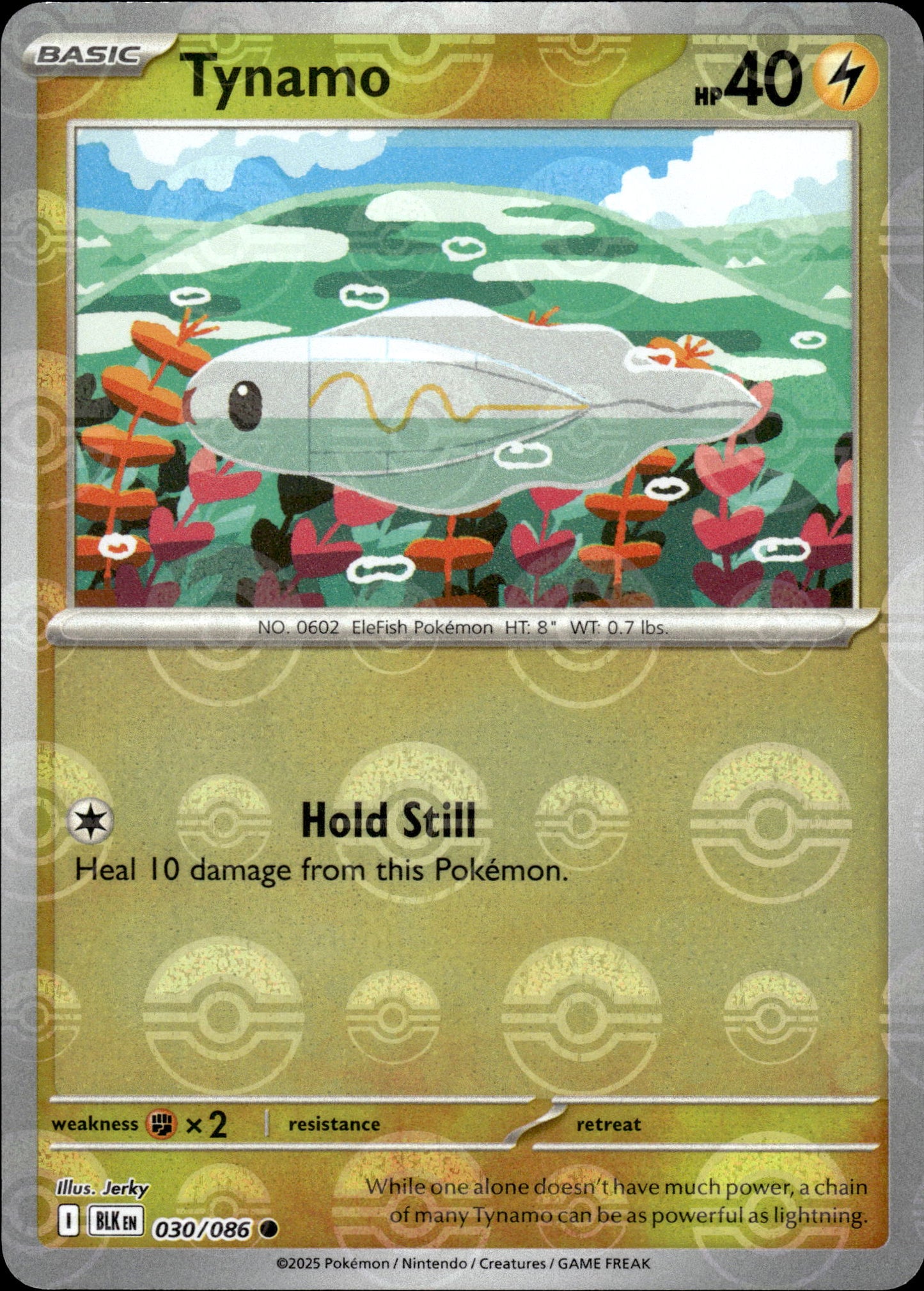Tynamo - Pokeball - Black Bolt 030/086 - Pokemon
