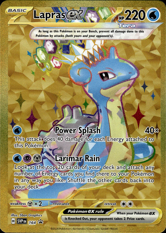 Lapras ex - Black Star Promo SVP 164 - Pokemon