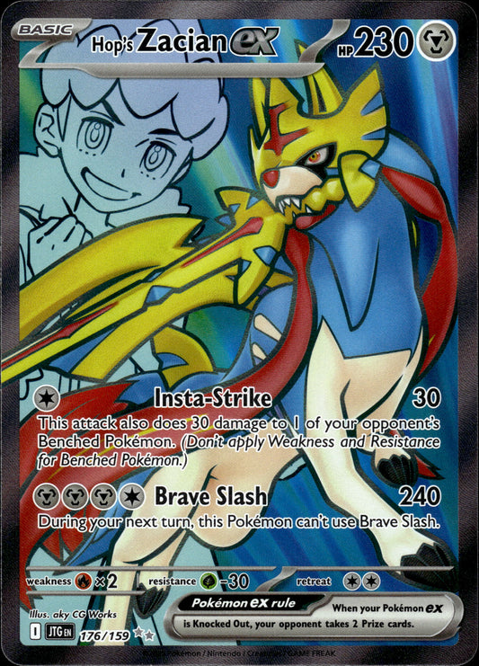 Hop's Zacian ex - Journey Together 176/159 - Pokemon