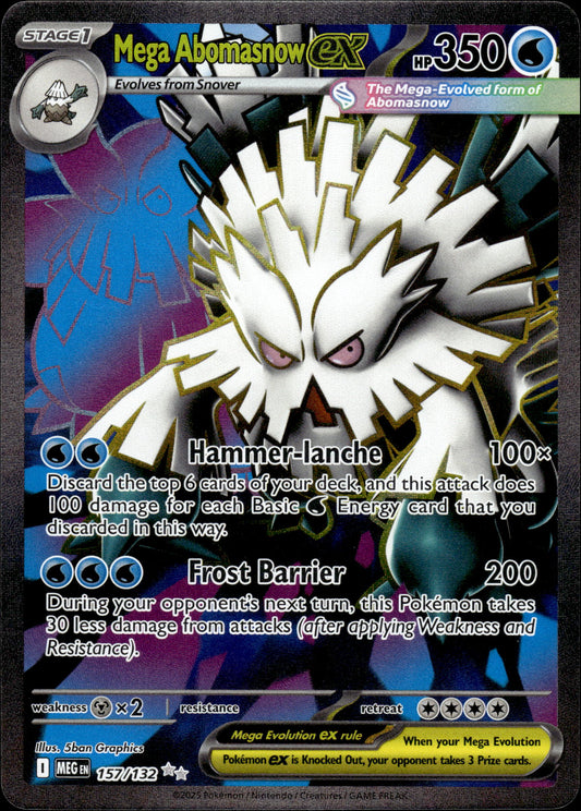 Mega Abomasnow ex - Mega Evolution 157/132 - Pokemon