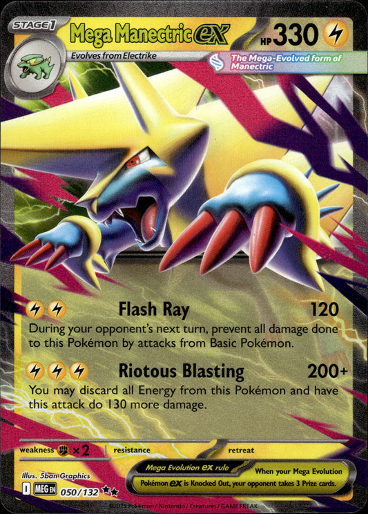Mega Manectric ex - Mega Evolution 050/132 - Pokemon