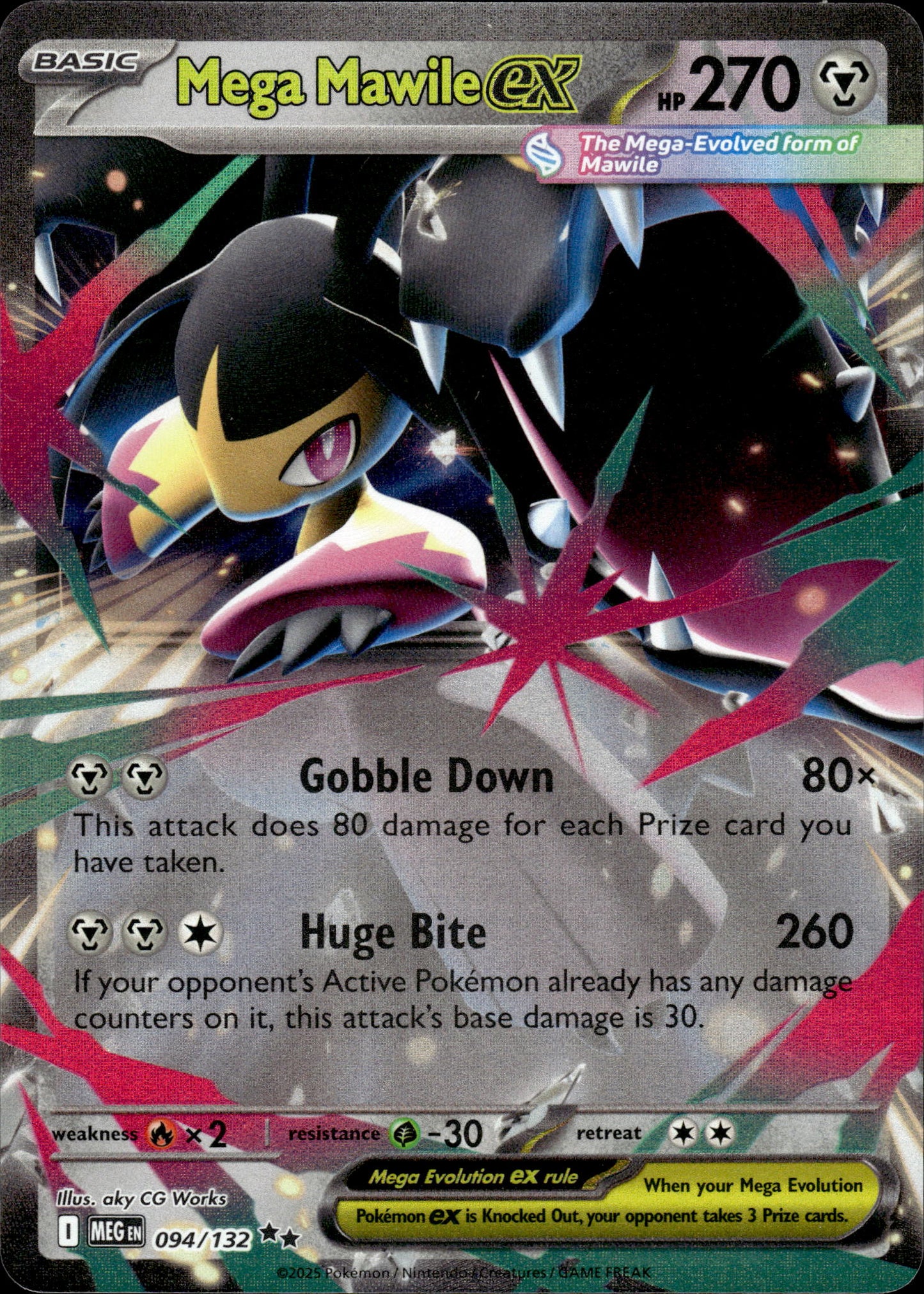 Mega Mawile ex - Mega Evolution 094/132 - Pokemon