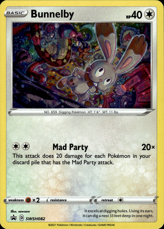 Bunnelby - Black Star Promo SWSH082 - Pokemon