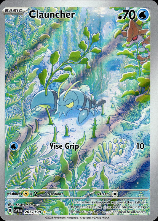 Clauncher - Scarlet & Violet 205/198 - Pokemon