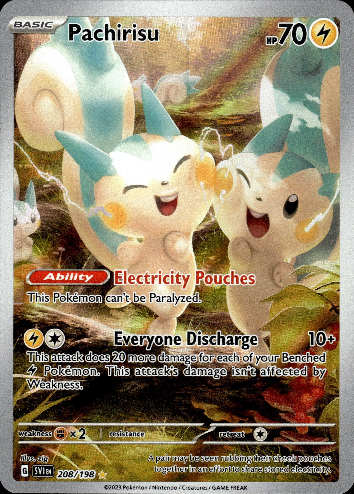 Pachirisu - Scarlet & Violet 208/198 - Pokemon