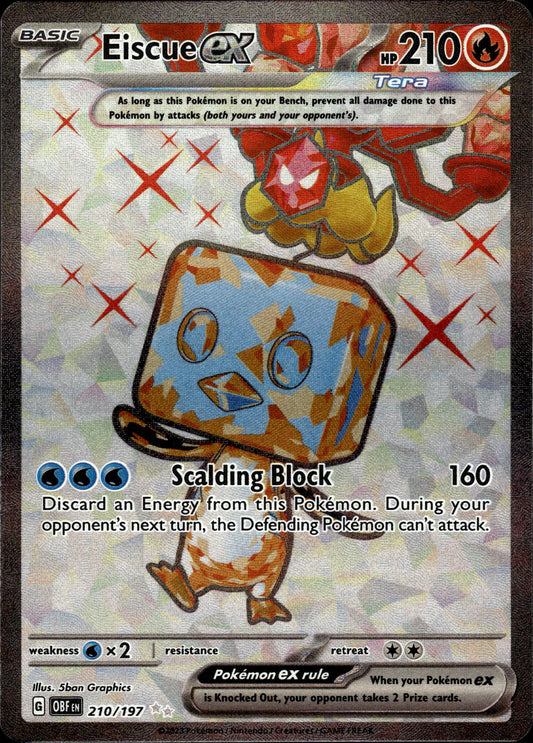 Eiscue ex - Obsidian Flames 210/197 - Pokemon