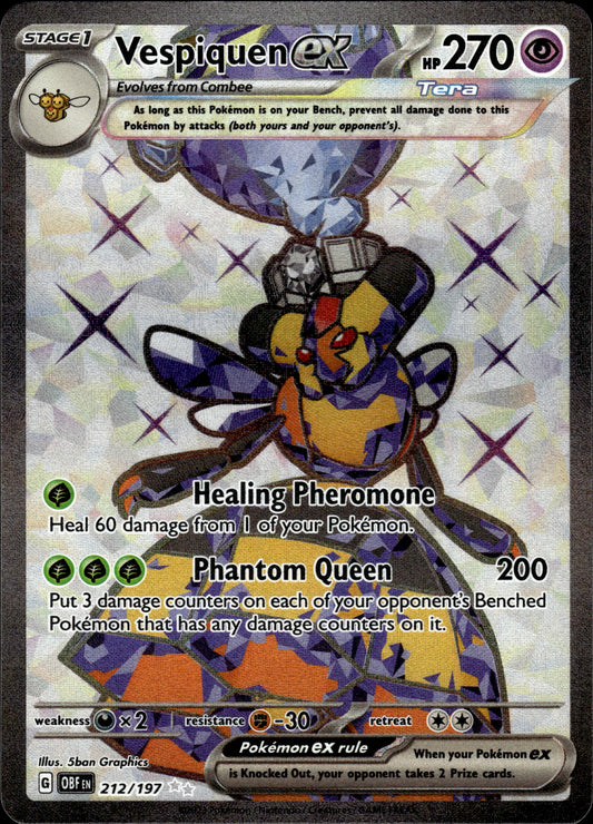 Vespiquen ex - Obsidian Flames 212/197 - Pokemon