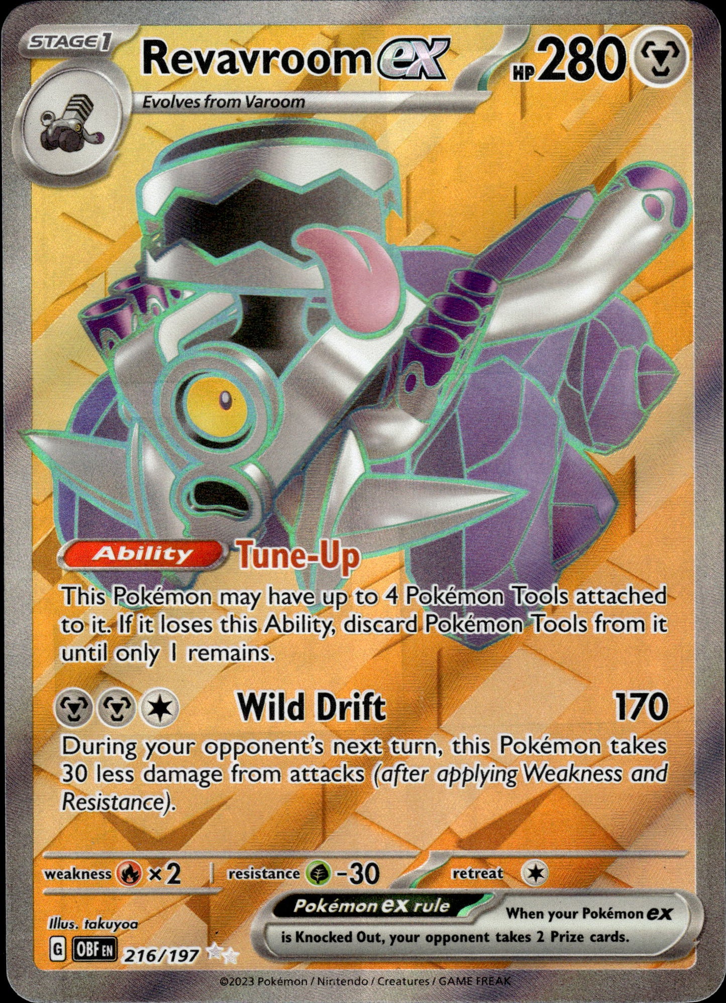 Revavroom ex - Obsidian Flames 216/197 - Pokemon