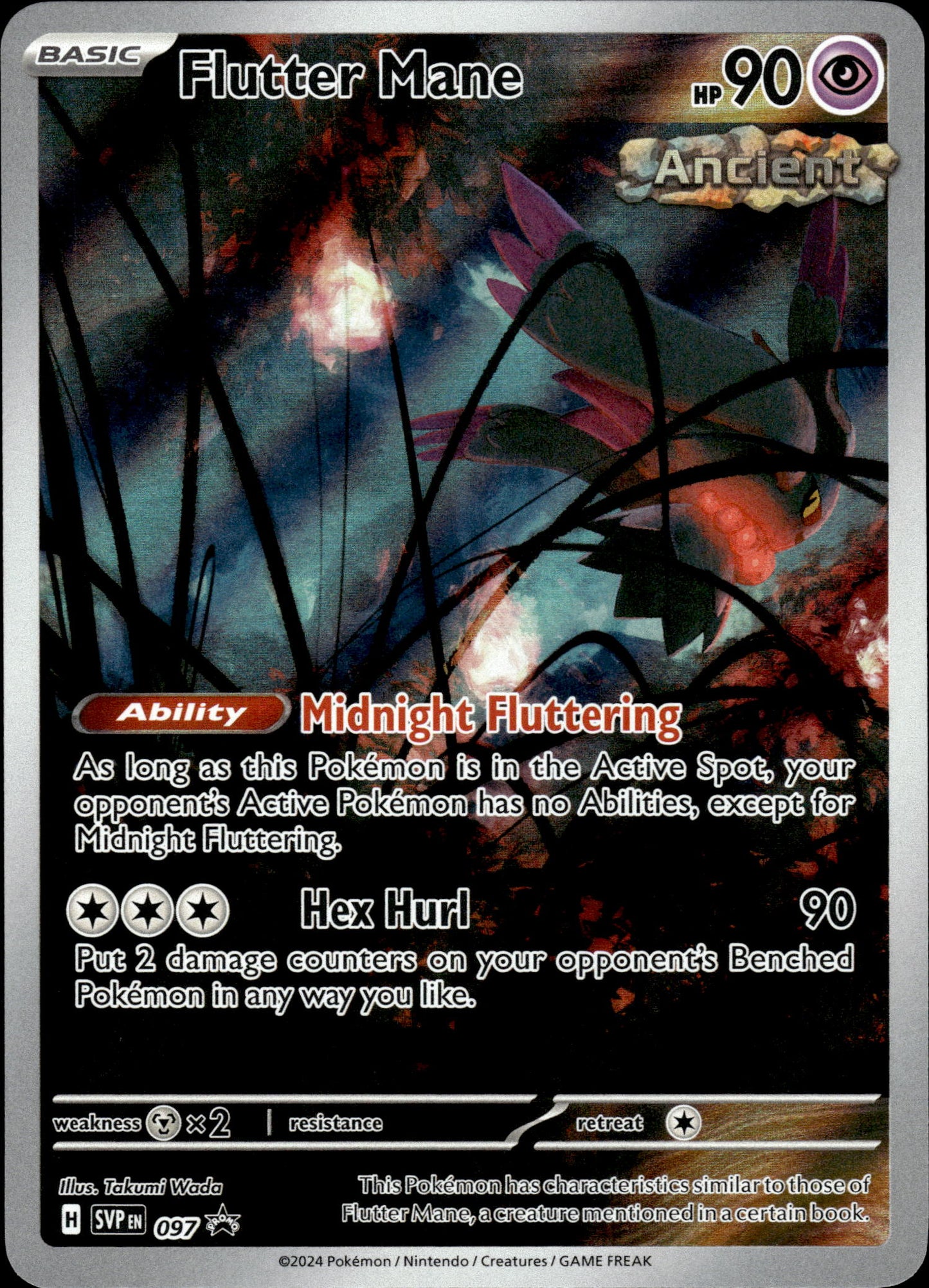 Flutter Mane - Black Star Promo SVP 097 - Pokemon