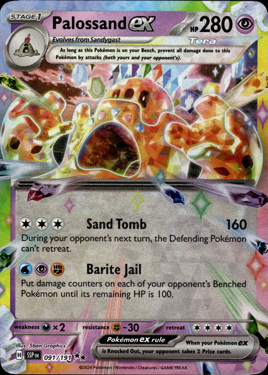 Palossand ex - Surging Sparks 091/191 - Pokemon