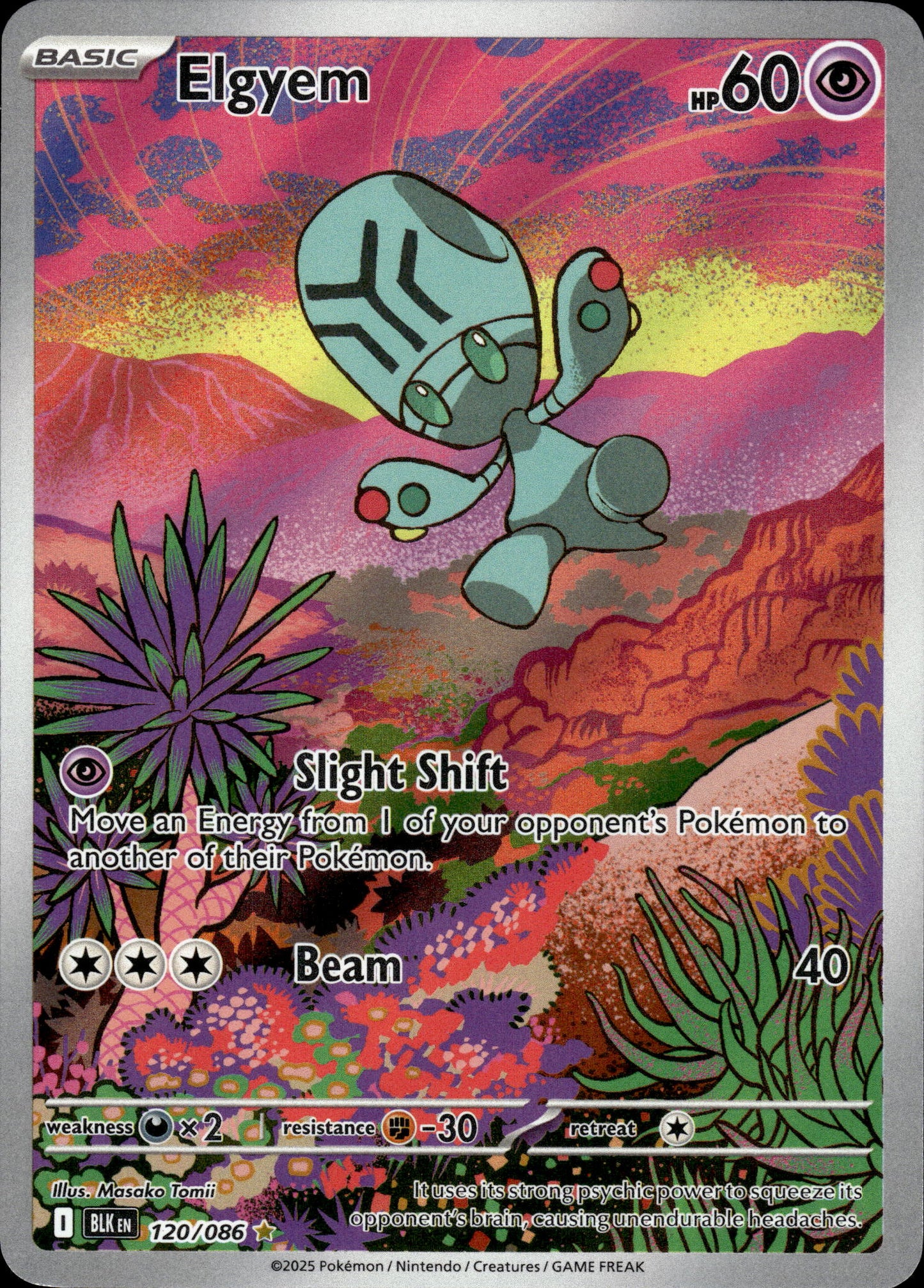 Elgyem - Black Bolt 120/086 - Pokemon