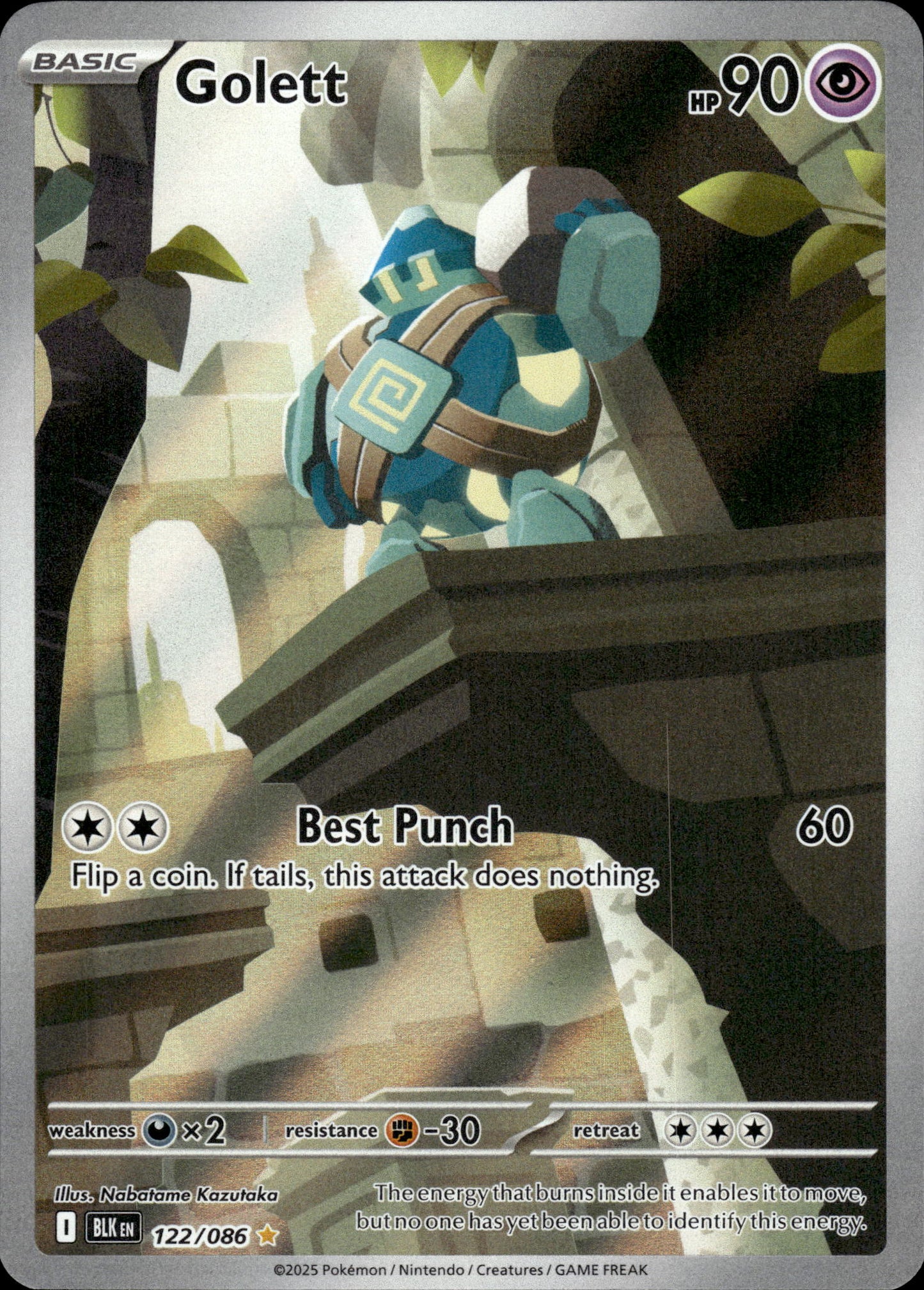 Golett - Black Bolt 122/086 - Pokemon