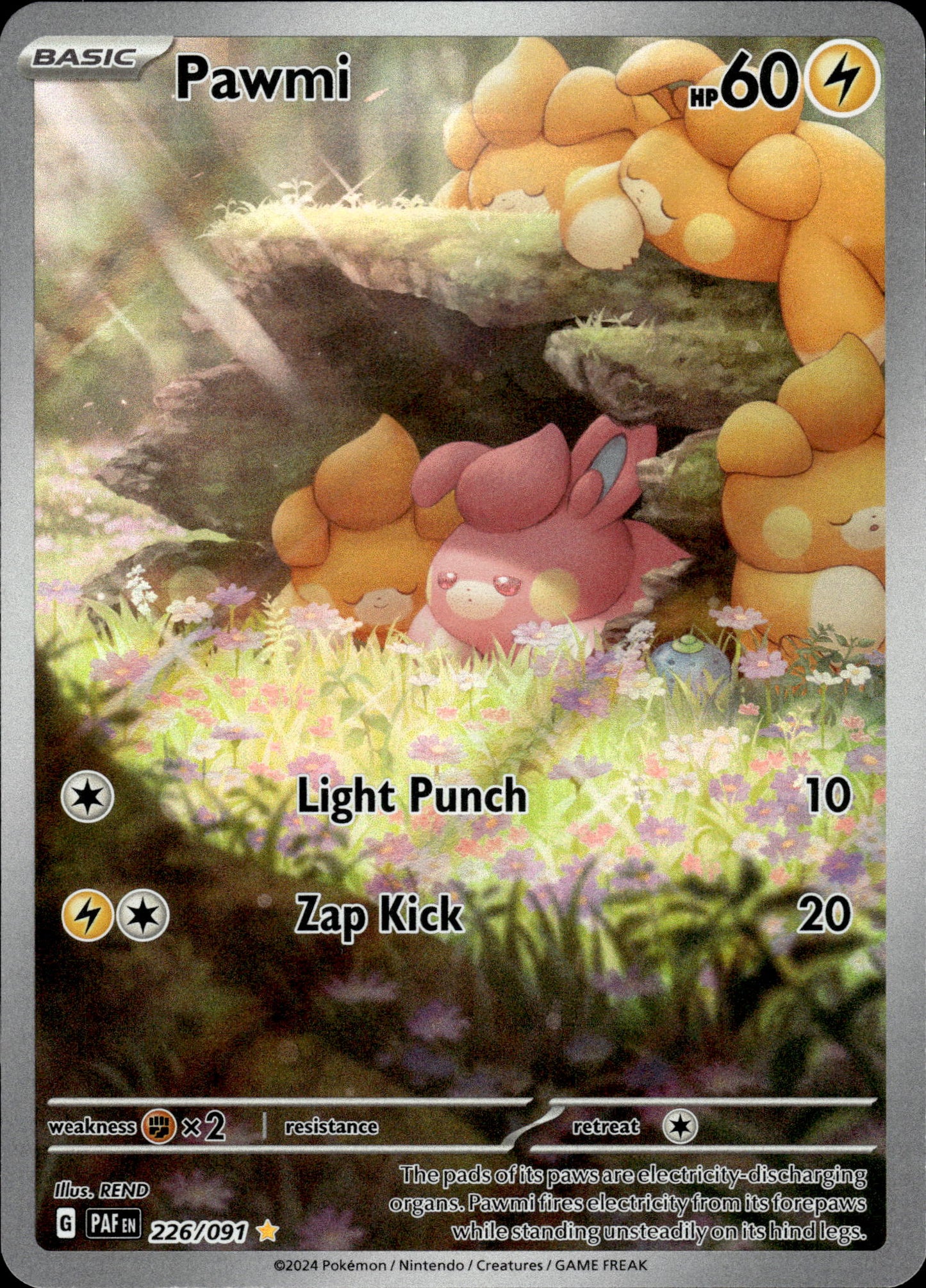 Pawmi - Paldean Fates 226/091 - Pokemon
